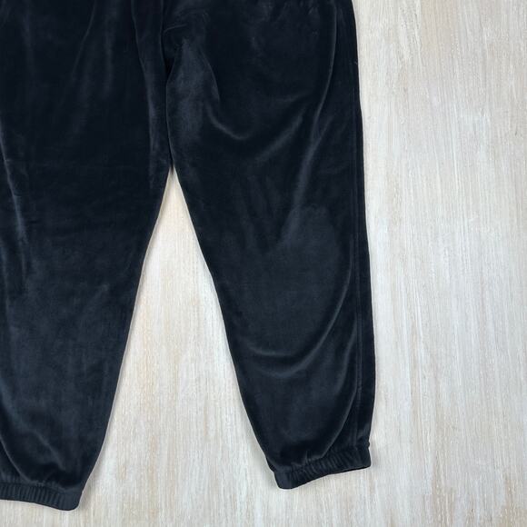 Athleta Black Cozy Karma Recover Jogger Y2K Velvety Lounge Pull On Pants Large - Picture 13 of 16